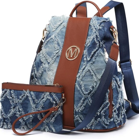 Jewelry | Mkp Women Fashion Backpack Purse Jean Denim  display picture 1